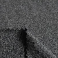 Dzianina w kolorze szarym melanżowym